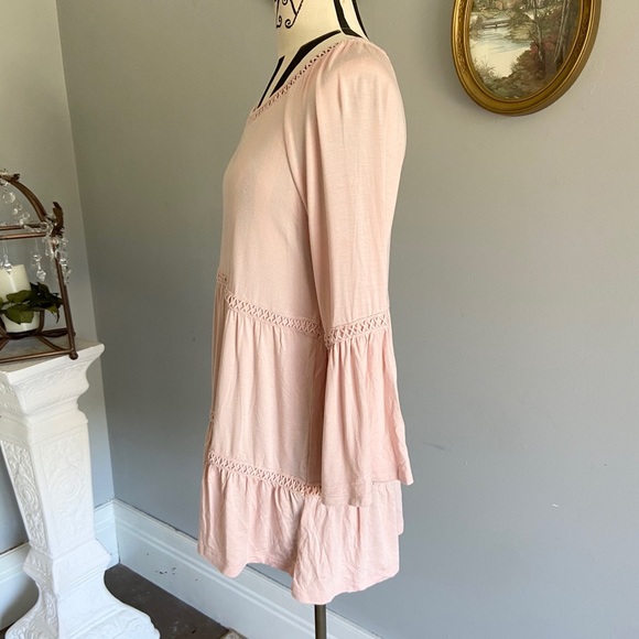 Cupio baby pink tiered blouse - Picture 3 of 12